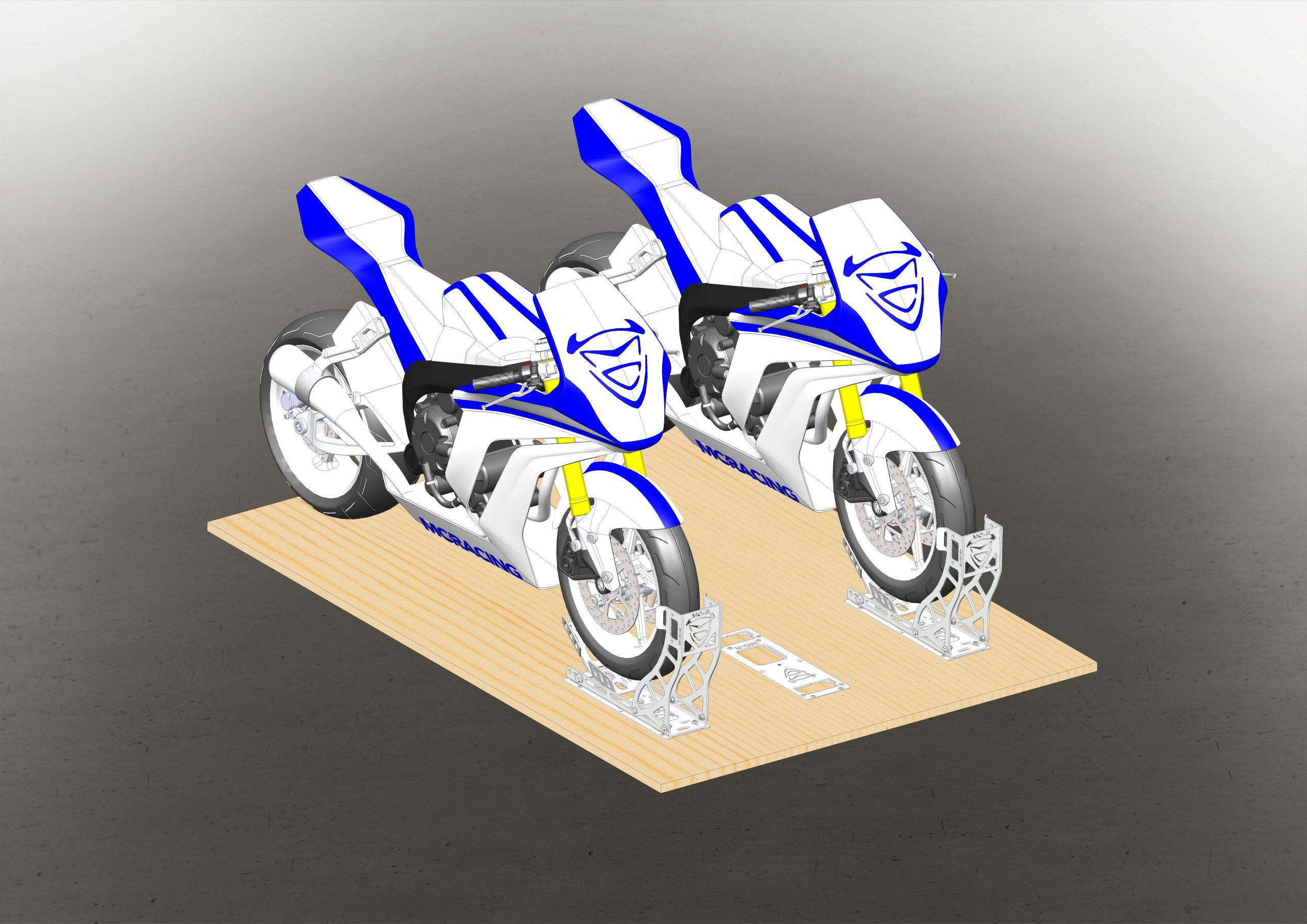 Kit 2 bloques roue 3 platines speedfix